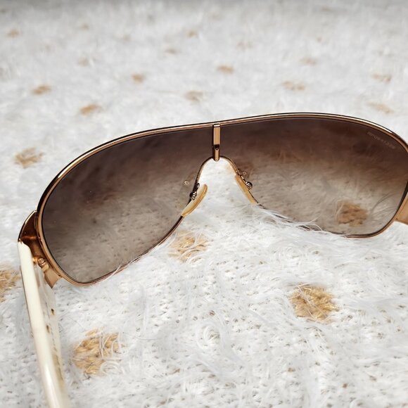 Prada Wraparound Sunglasses SPR 57L ZVA-6S1 120 3N, Authentic - Picture 5 of 9